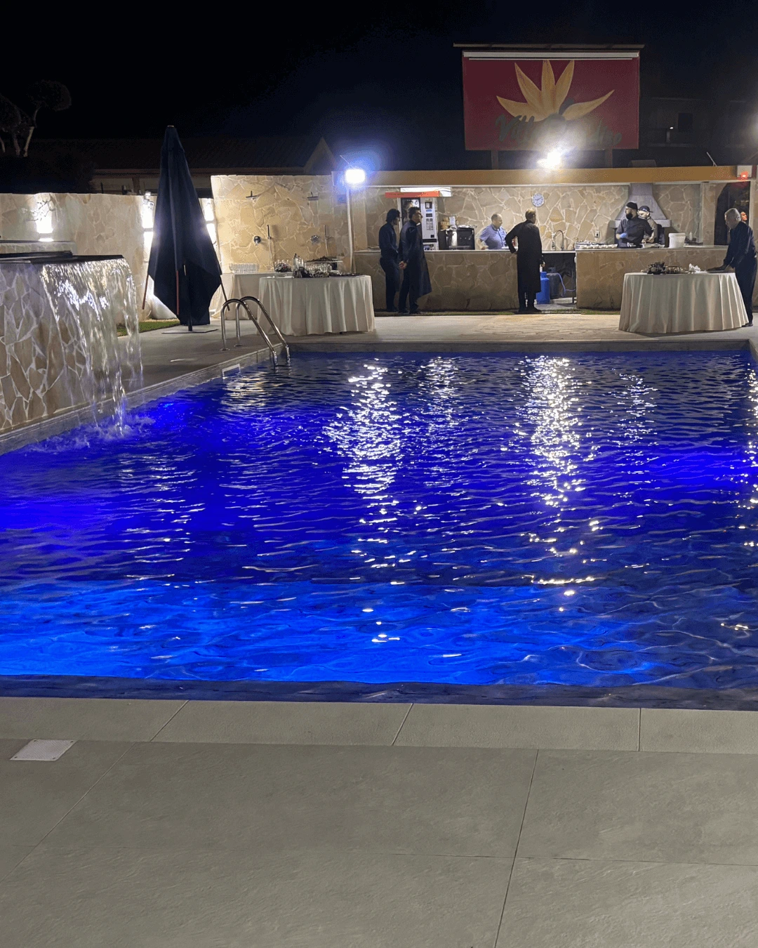 location per eventi ad acireale vista piscina
