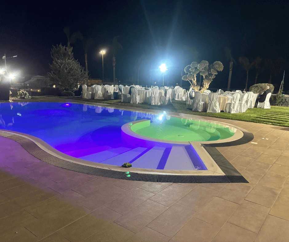 villa con piscina per eventi ad acireale